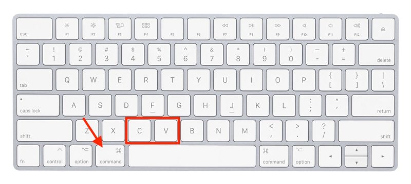 Mac commands for copy